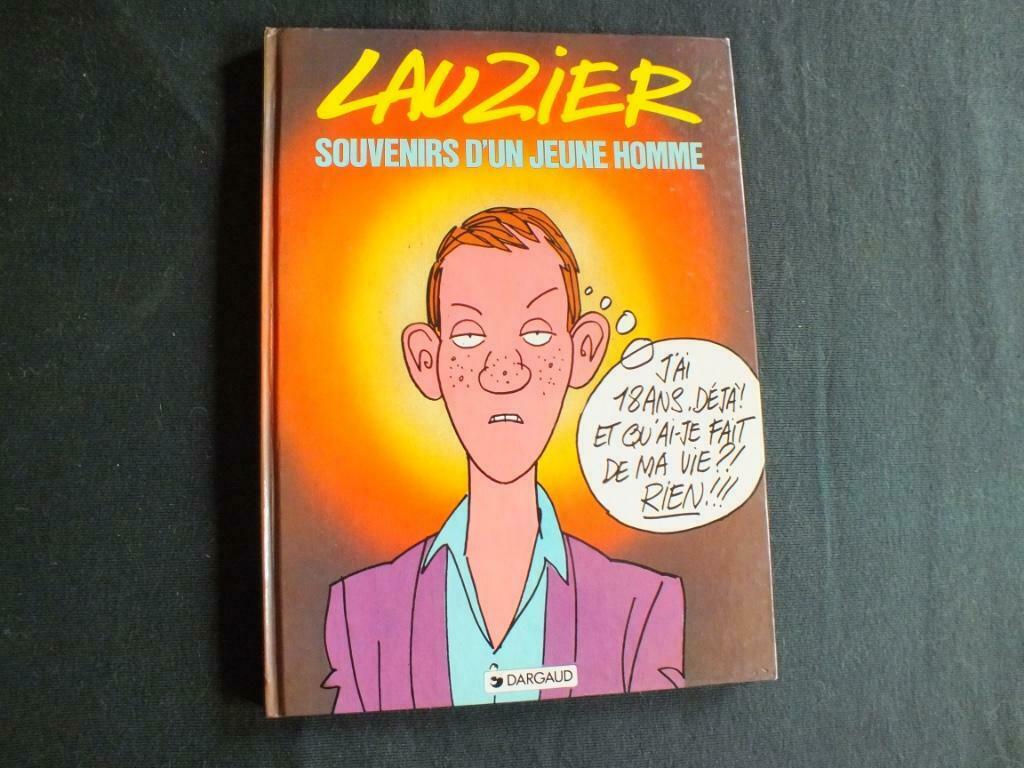 SOUVENIRS D'UN JEUNE HOMME (1 ALBUM).     EDITIONS DARGAUD, Une BD, Enlèvement ou Envoi, Utilisé, LAUZIER