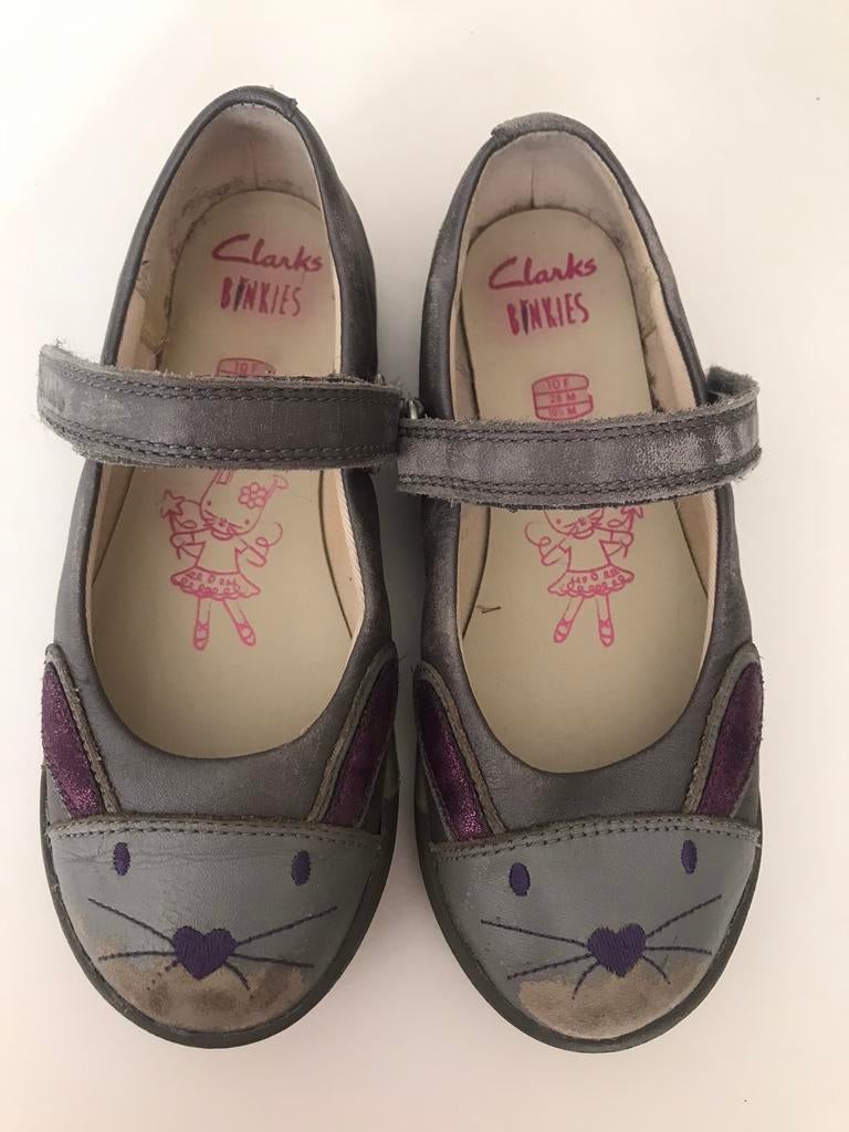 Clarks Maat:28 grijs schoenen voor meisjes, Gebruikt, Schoenen