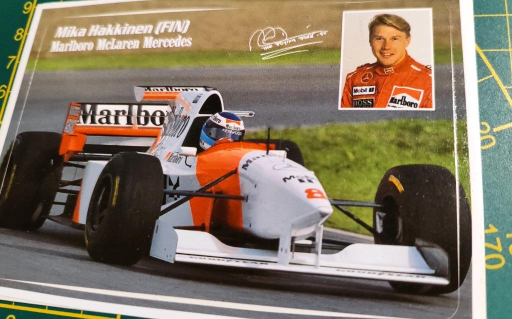 Sticker Marlboro McLaren Mercedes Mika Hakkinen 1995 F1, Enlèvement ou Envoi