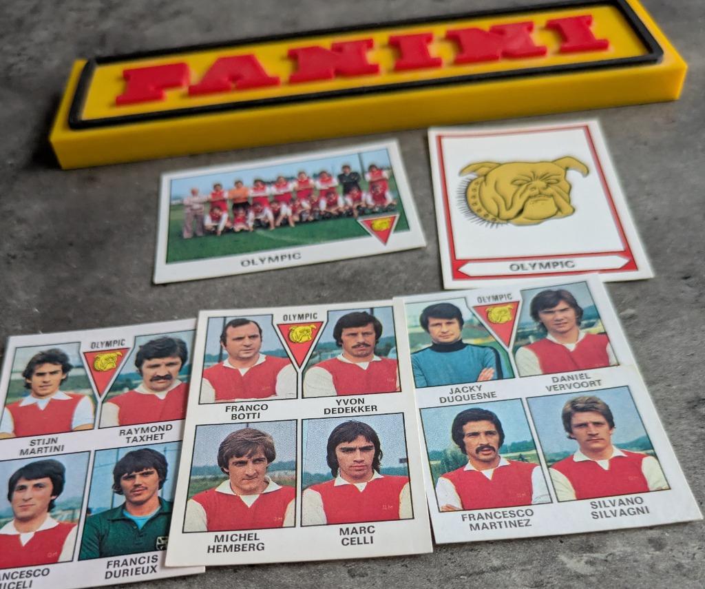 PANINI FOOTBALL 78  OLYMPIC 5 STICKERS 1978, Verzenden