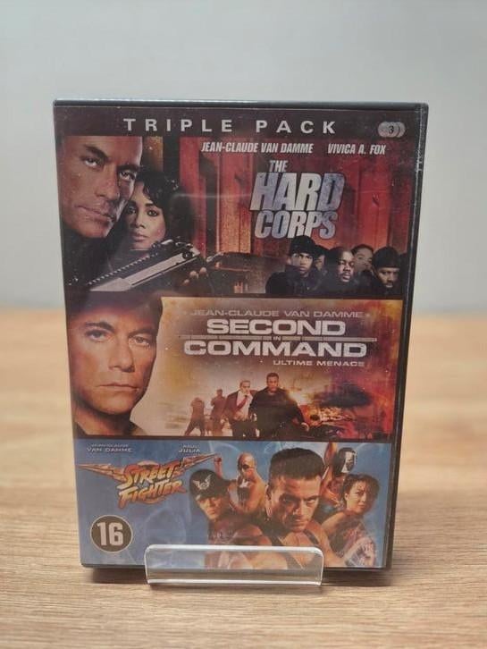 Jean-Claude Van Damme Triple Pack met Street Fighter, Ophalen of Verzenden, Zo goed als nieuw
