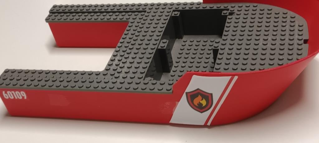 Lego brandweerboot nr 60109, Ophalen of Verzenden, Zo goed als nieuw, Lego