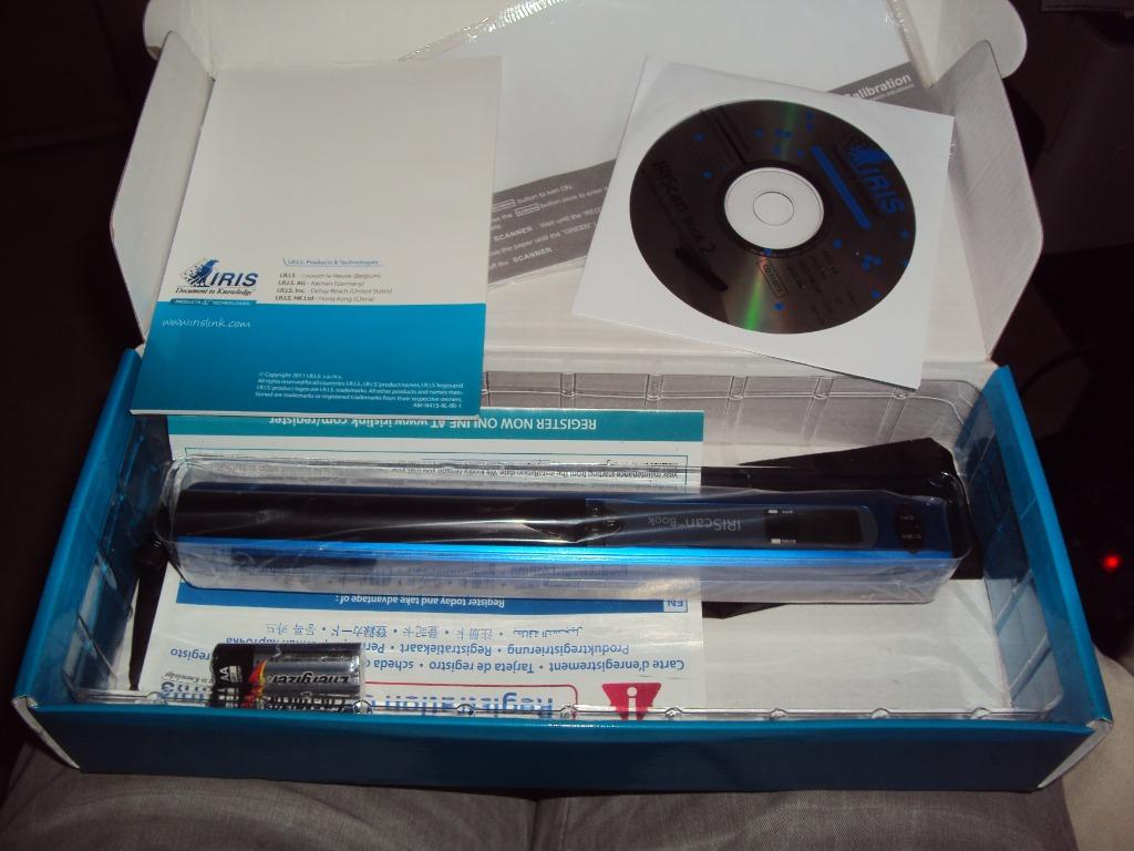 IRIScan Book 2 Scanner. You slide, it scans**NIEUW **, Ophalen of Verzenden, Nieuw