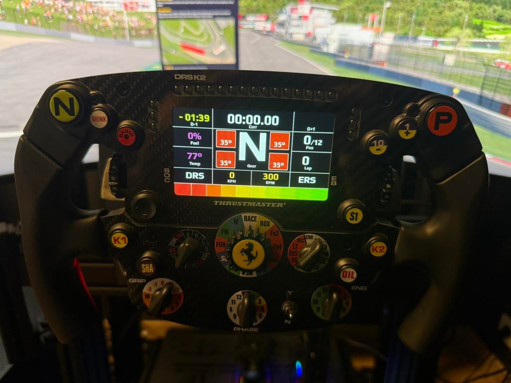 Thrustmaster TSXW + Ferrari SF1000 stuur + TLCM pedals, Computers en Software, Ophalen
