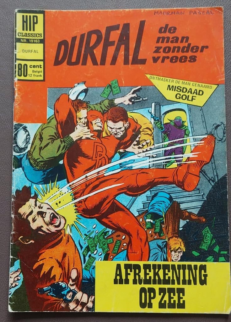 Hip Classics. Durfal de man zonder vrees. 1971. Nr. 19163, Ophalen of Verzenden, Zo goed als nieuw