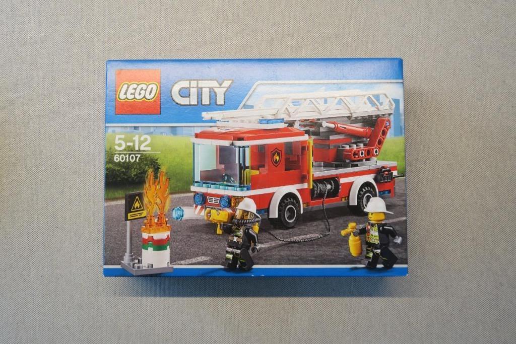 LEGO City Brandweer Ladderwagen - 60107, Enlèvement, Neuf, Ensemble complet, Lego