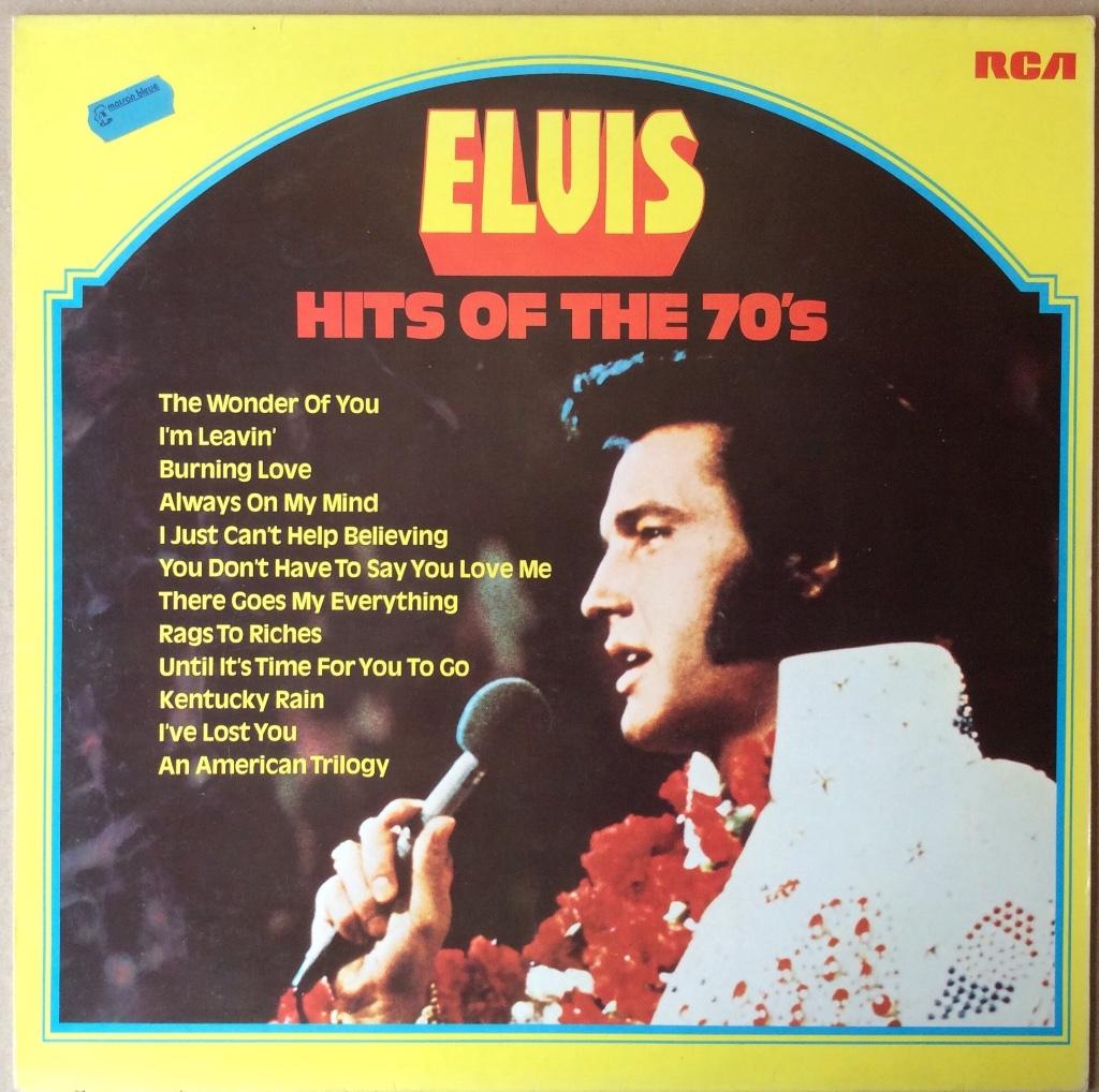 Elvis Presley "Hits of the 70's", Verzenden, Zo goed als nieuw, 12 inch, Poprock