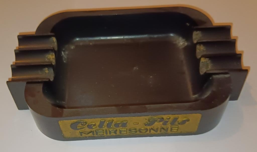 Meiresonne asbak/cendrier zwart, Collections, Marques de bière, Enlèvement ou Envoi