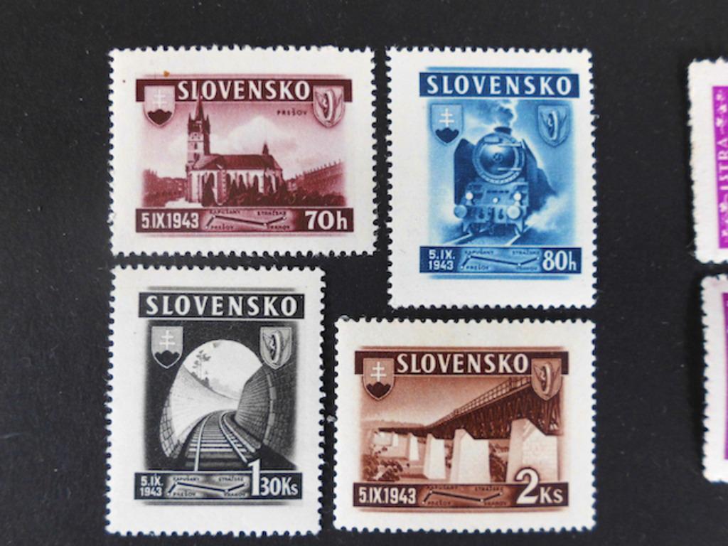 Slovakije / Slovensko : 8 postzegels, Postzegels en Munten, Ophalen of Verzenden