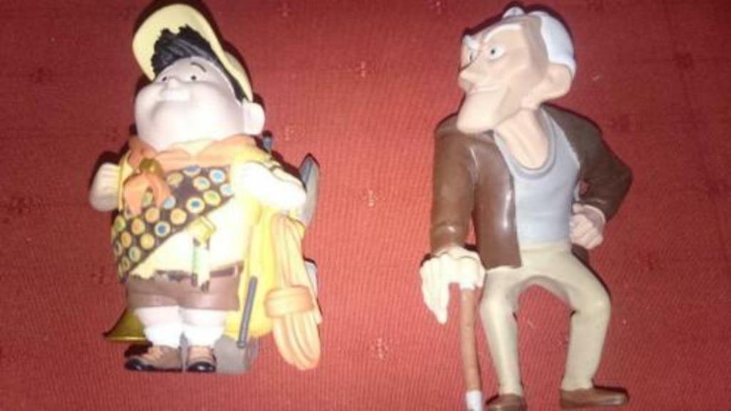Disney Pixar Russell et Charles Muntz Up Figurine La Haut, Ophalen of Verzenden, Zo goed als nieuw