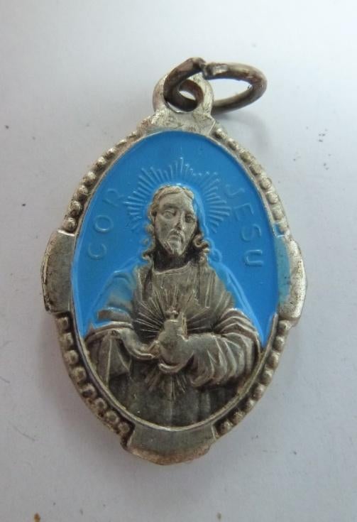 ancienne petite médaille, Collections, Enlèvement ou Envoi, Utilisé, Bijoux, Christianisme | Catholique