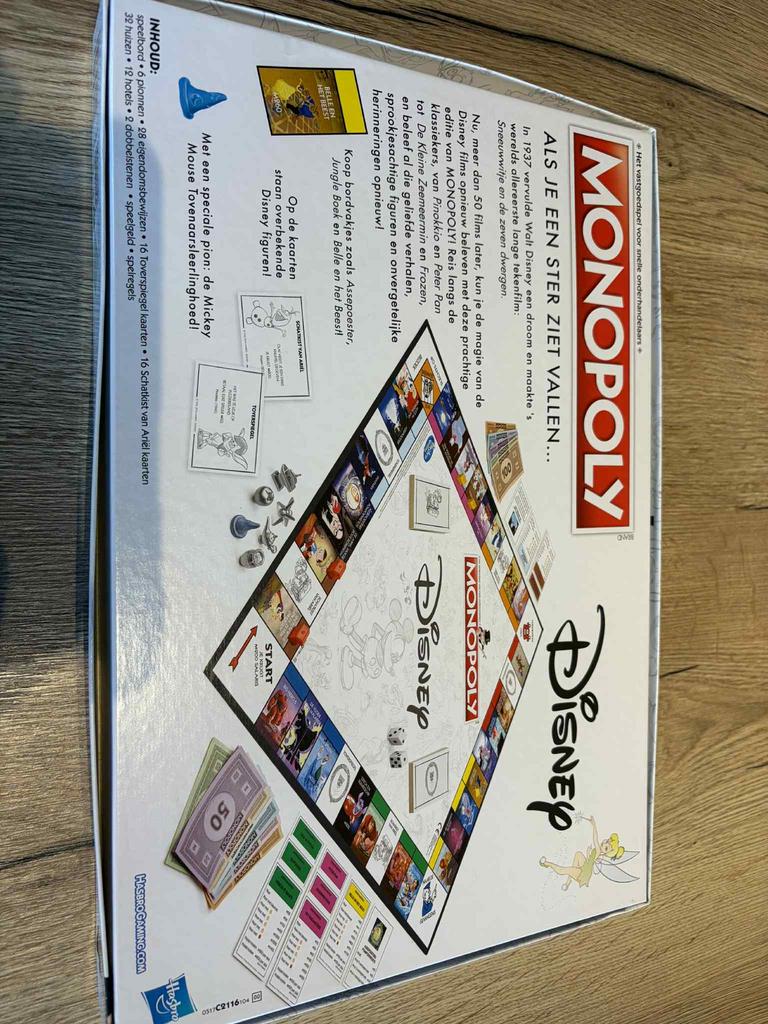 Monopoly: Disney, Hobby en Vrije tijd, Vijf spelers of meer, Ophalen of Verzenden, Zo goed als nieuw, HASBRO