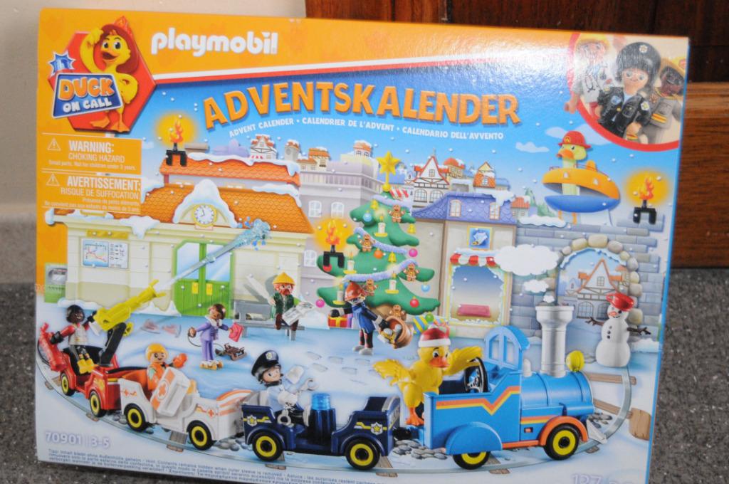 playmobil adventskalender 70901 duck on call met treintje, Ophalen of Verzenden, Nieuw