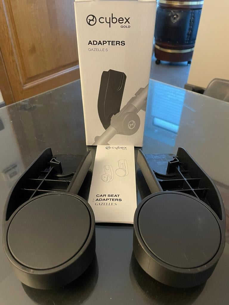 Adaptateurs siège-auto CYBEX poussette Gazelle S, Enfants & Bébés, Enlèvement ou Envoi, Comme neuf, 0 à 10 kg, Autres marques