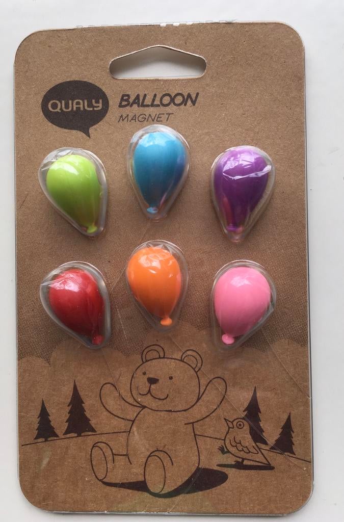 Qualy balloon magnets, Ophalen of Verzenden, Nieuw