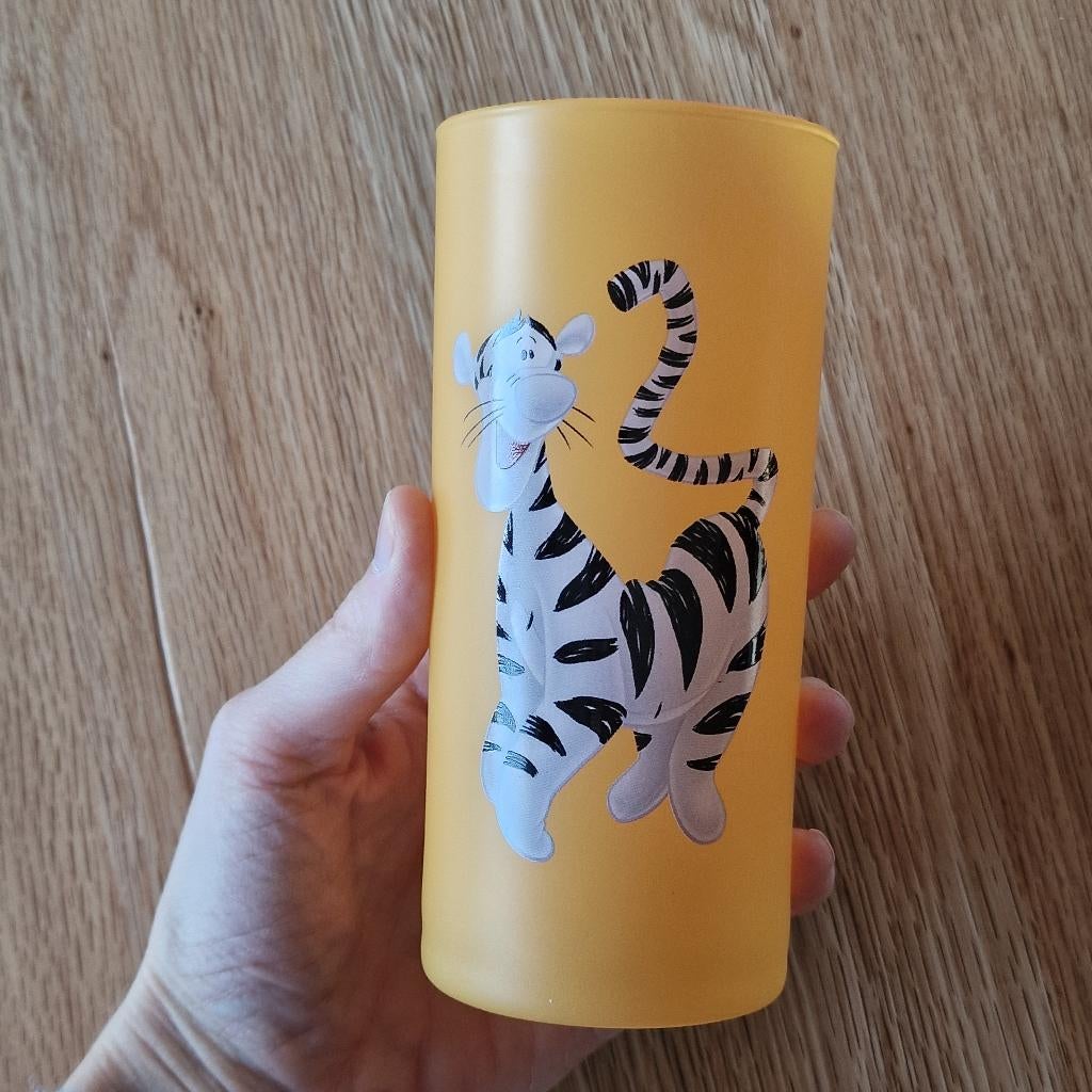 Glas Tigger Winnie the Pooh, Ophalen of Verzenden, Nieuw, Glas, Glas of Glazen