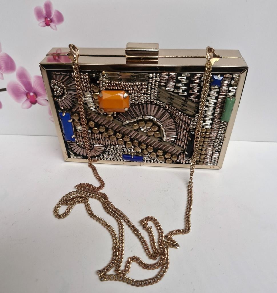 💖 Prachtige Zara Clutch Handtas, Ophalen of Verzenden, Zo goed als nieuw