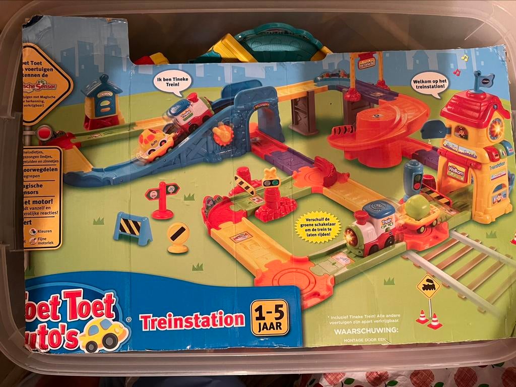 Treinstation Toet Toet Tineke Trein, Kinderen en Baby's, Ophalen of Verzenden, Gebruikt