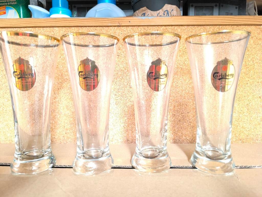 Verres Carlsberg vintage, Enlèvement