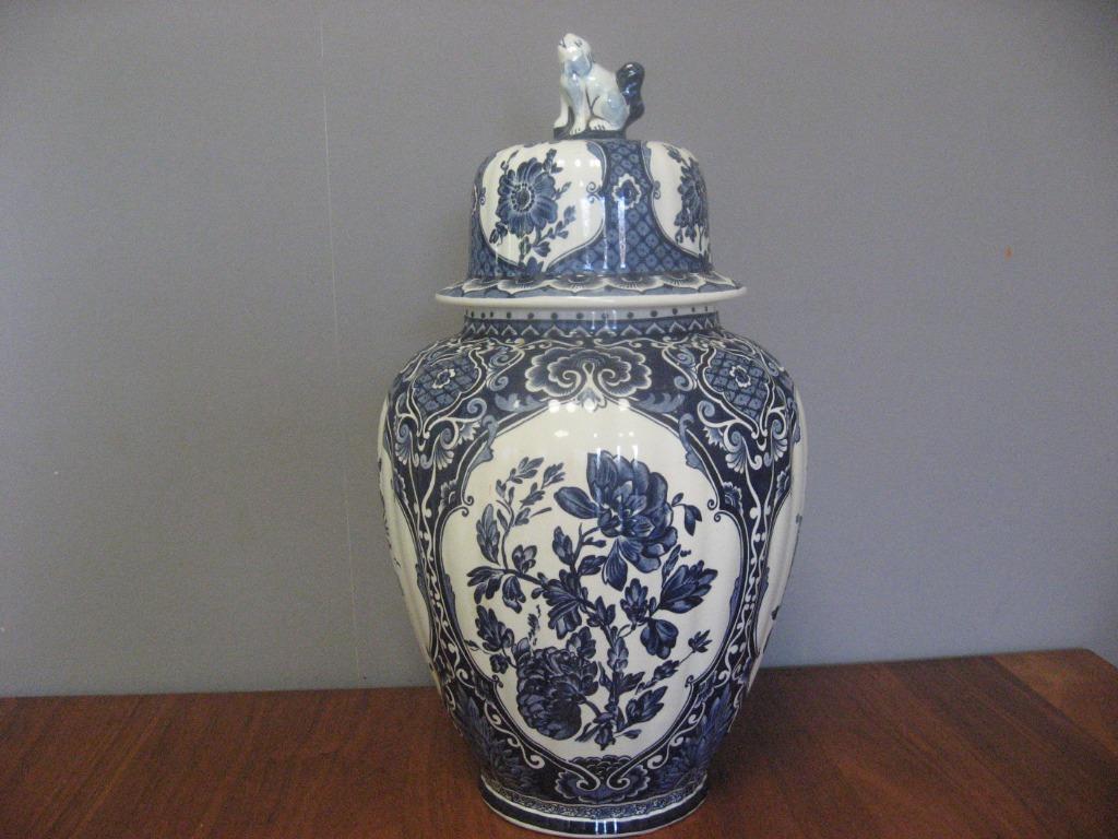 VASE DELFTS made for royal sphinx by BOCH n°20, Ophalen