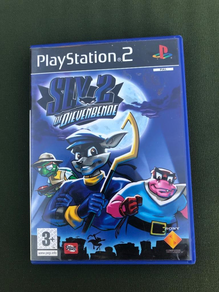 PS2 Sly 2: De Dievenbende, Games en Spelcomputers, Ophalen of Verzenden, Zo goed als nieuw, Avontuur en Actie, Vanaf 3 jaar