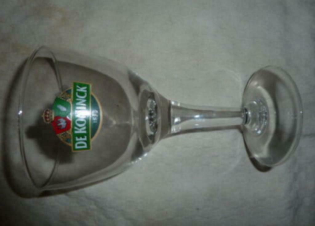 bier glas DE KONINCK ' bolleke ' 25 cl, Ophalen of Verzenden, Gebruikt, Bierglas