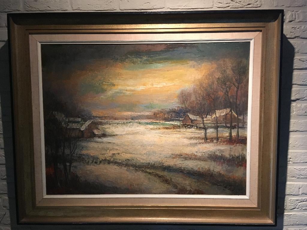 Schilderij op doek van Micholt, Antiek en Kunst, Kunst | Schilderijen | Klassiek, Ophalen