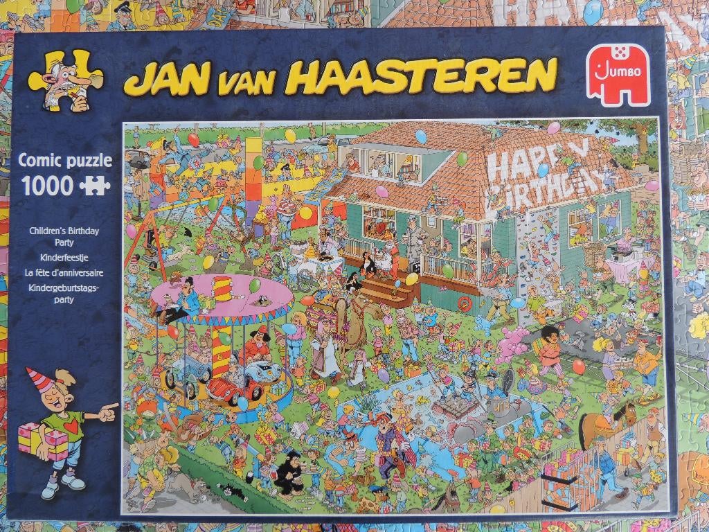Puzzle 1000 pièces - Jan van Haasteren - La fête d'anniv..., Enlèvement, Puzzle