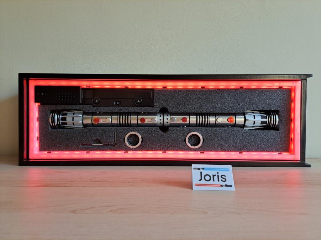 Darth Maul - Disney Legacy lightsaber set, Verzamelen, Star Wars, Ophalen of Verzenden, Zo goed als nieuw, Replica