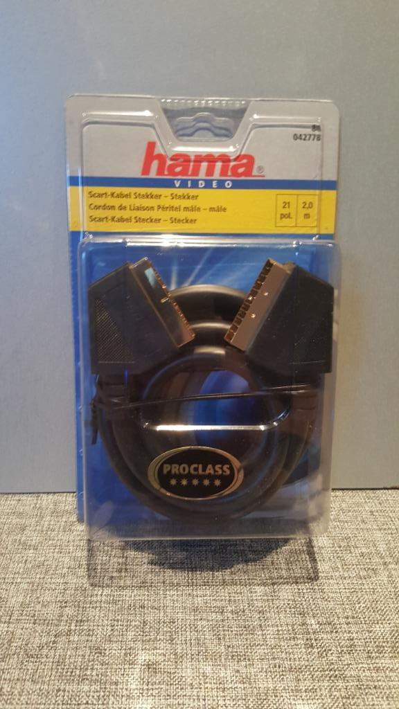 SCART KABEL 2M - HAMA PROCLASS, Audio, Tv en Foto, Audiokabels en Televisiekabels, Ophalen of Verzenden, Nieuw, 2 tot 5 meter