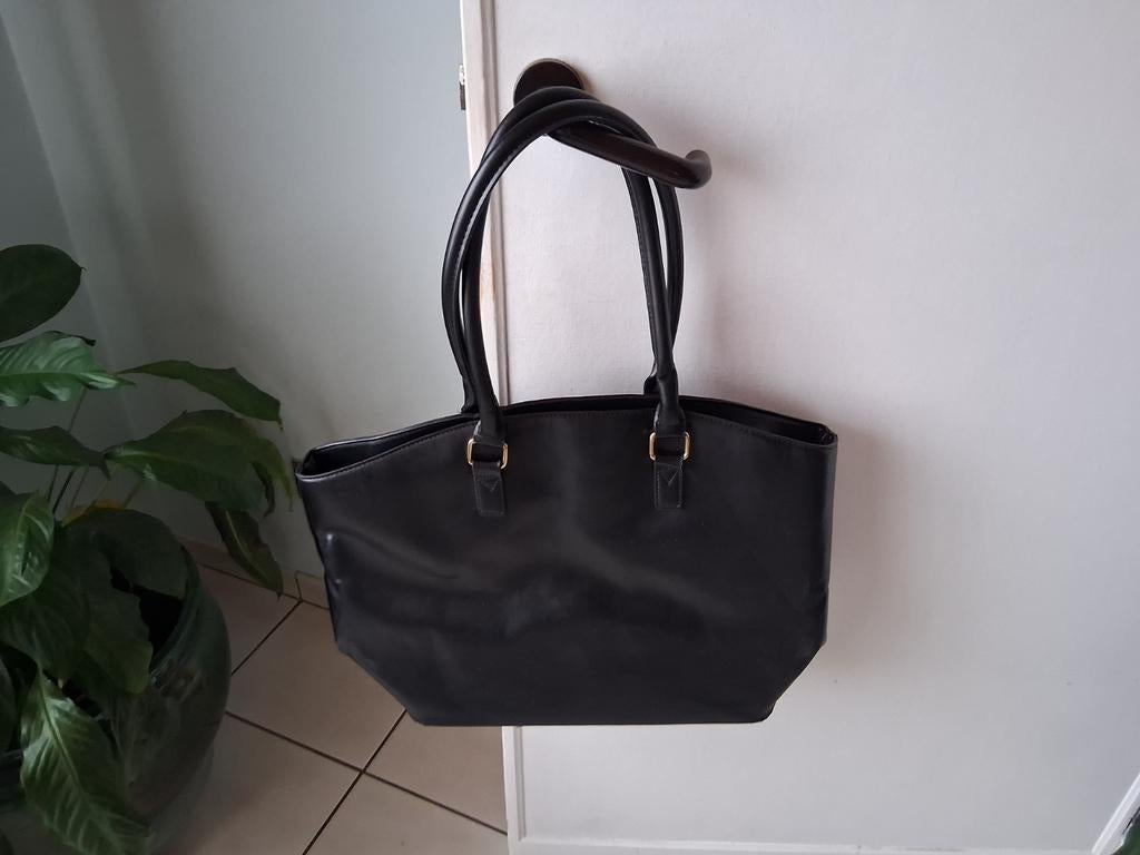 Grote zwarte handtas Even & Odd, Handtassen en Accessoires, Tassen | Damestassen, Ophalen of Verzenden, Handtas
