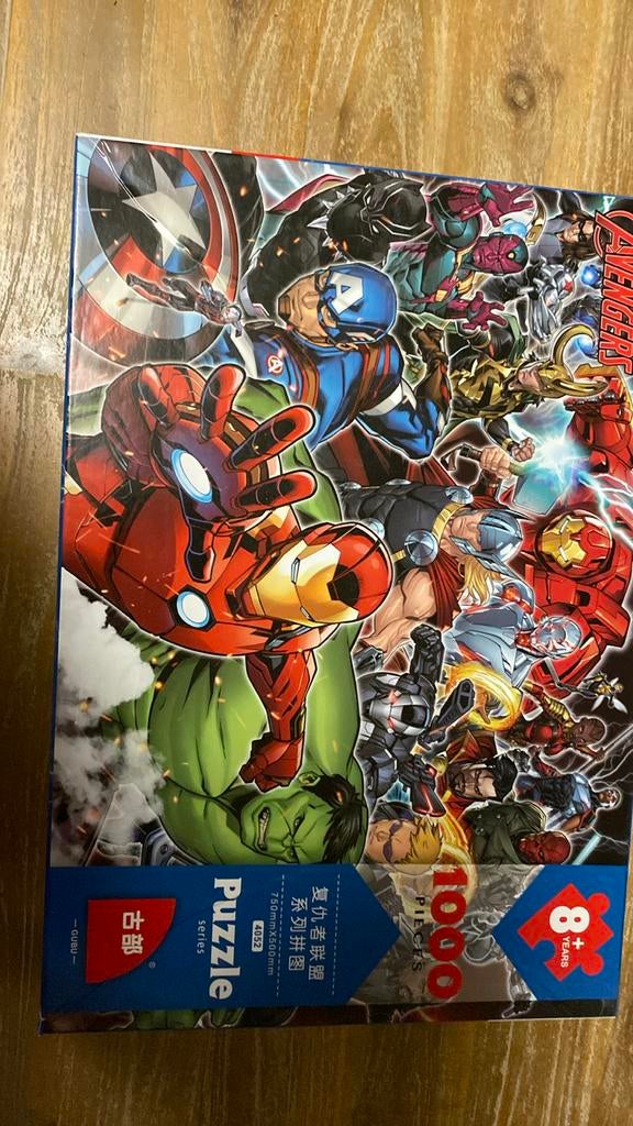 Puzzle de 1000 pièces en moyenne, Enlèvement, Comme neuf