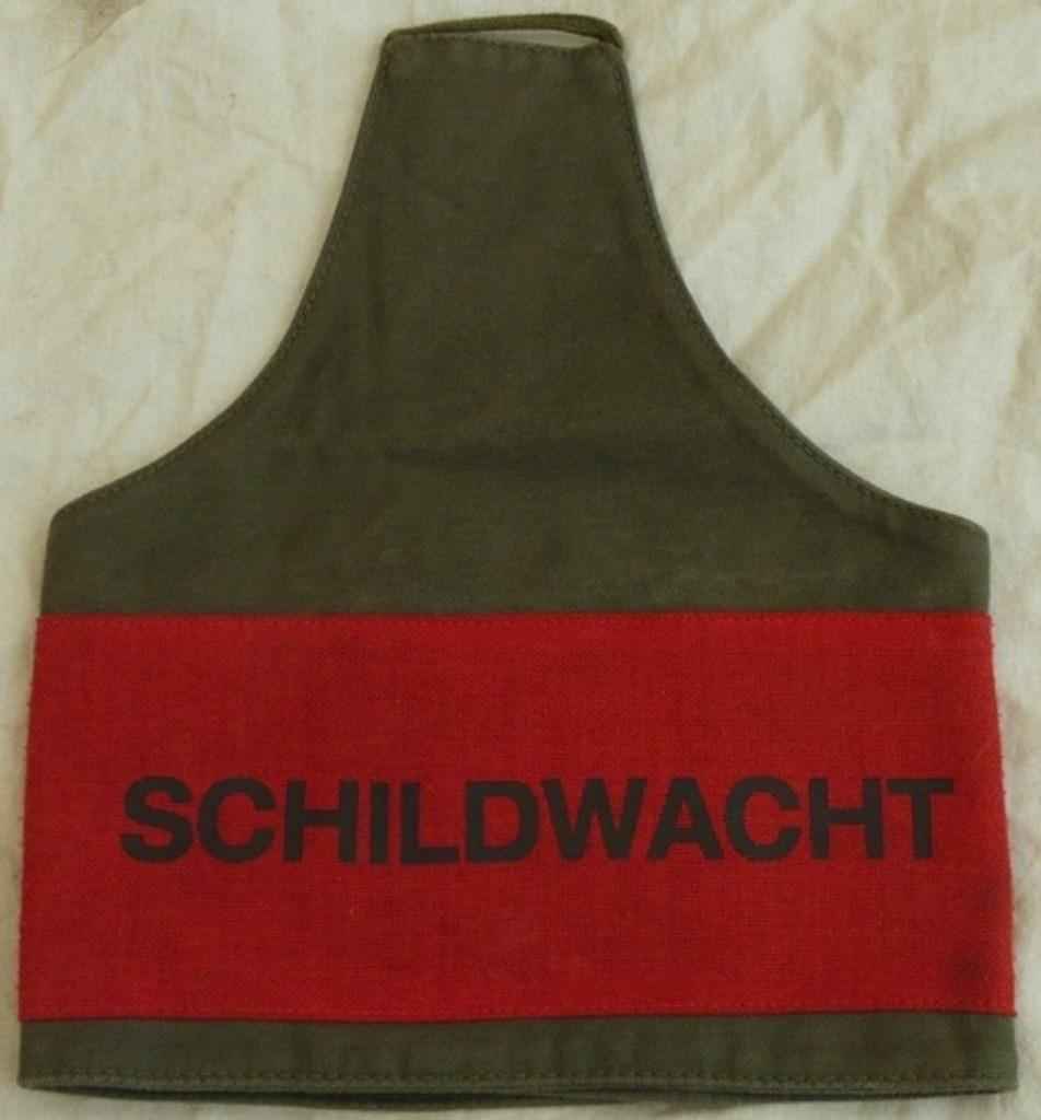 Schouderband, Armband, Armlet, Schildwacht, KL, 1980s.(Nr.5), Enlèvement ou Envoi, Armée de terre, Vêtements ou Chaussures