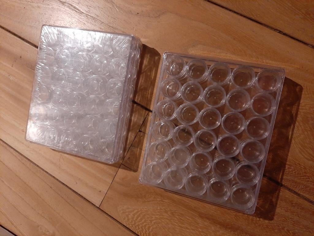 Set van 2 opbergboxen diamond painting, Hobby en Vrije tijd, Ophalen, Nieuw