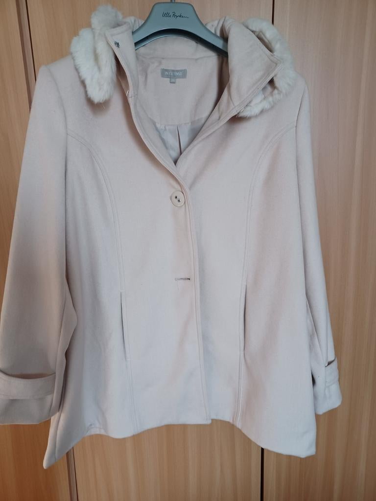 Jas met nepbontkraag In extenso maat XXL, Kleding | Dames, Grote Maten, Ophalen of Verzenden, Zo goed als nieuw