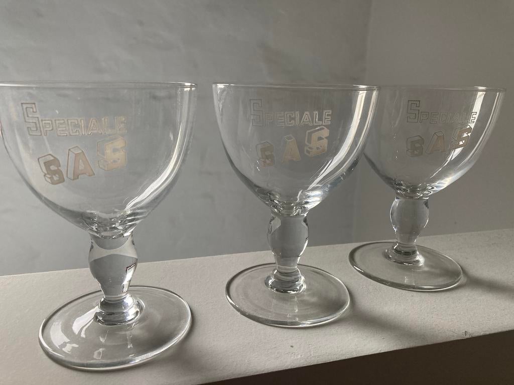 3 bierglazen SAS Ecluse Boortmeerbeek, Verzamelen, Ophalen of Verzenden, Zo goed als nieuw