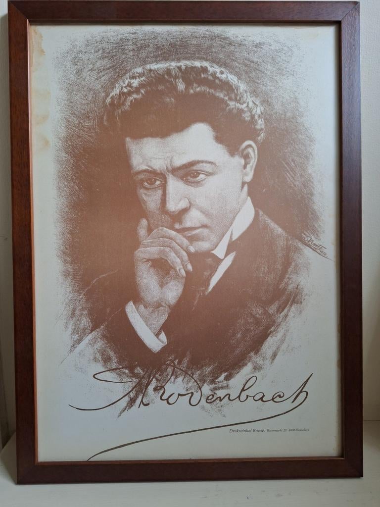 Oude kader Albrecht Rodenbach Roeselare, Antiek en Kunst, Ophalen