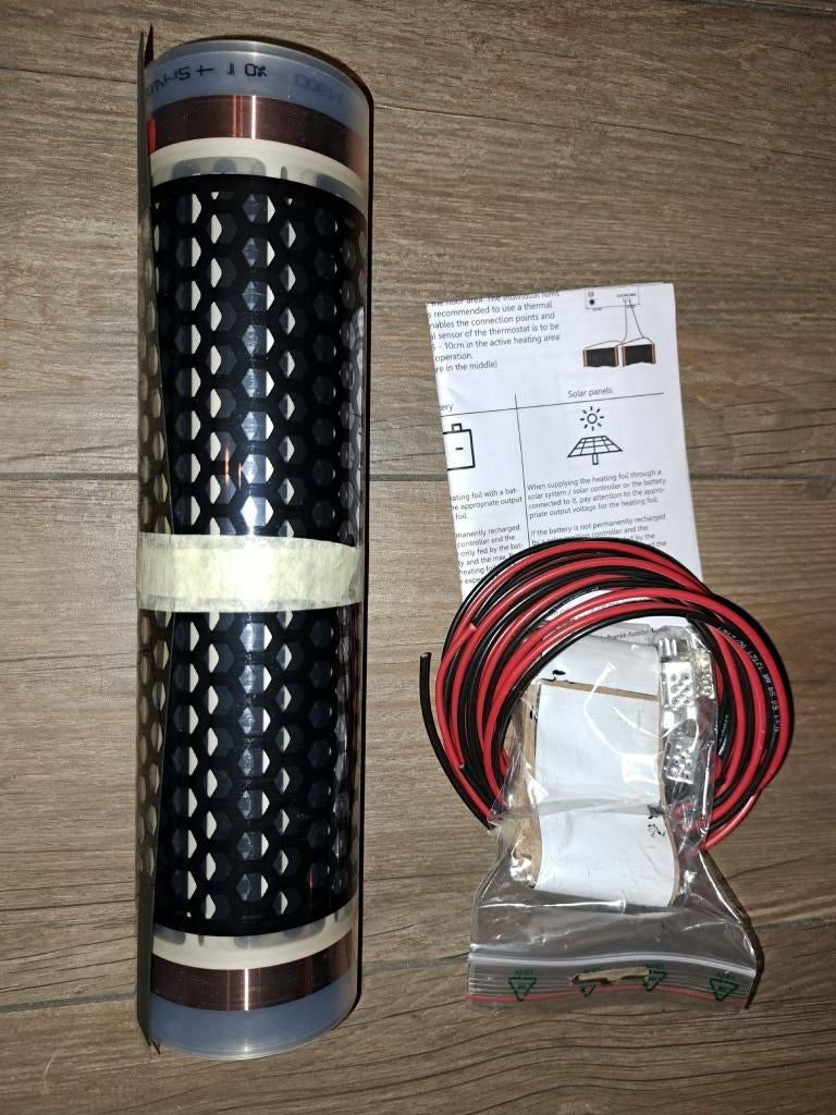Elektrische vloerverwarming 12V DC, Minder dan 30 cm, Overige typen, Nieuw, Minder dan 60 cm