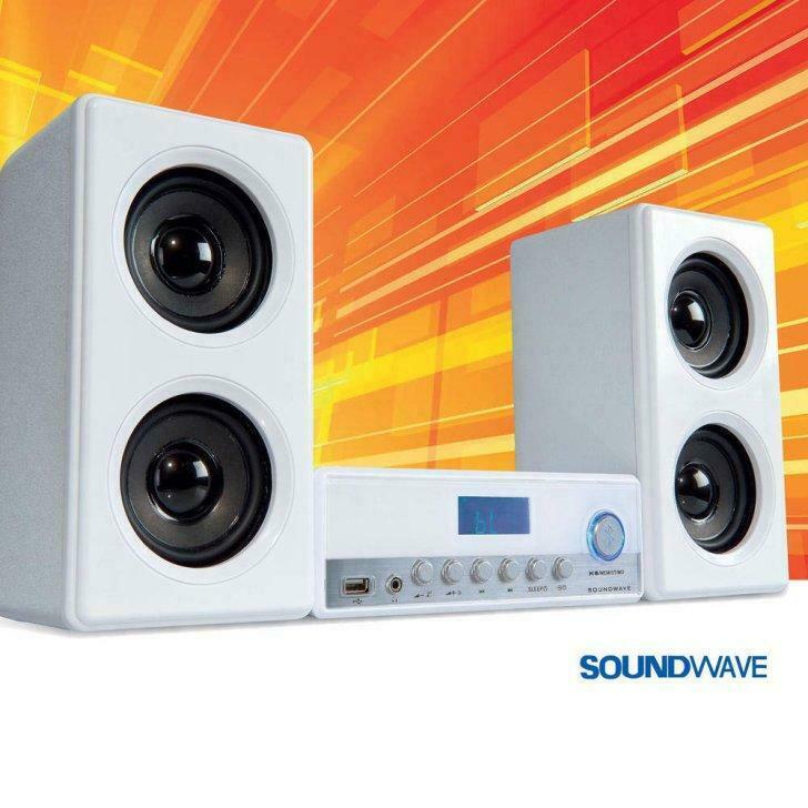 Het SoundWave Bluetooth-microsysteem, Verzenden, Nieuw