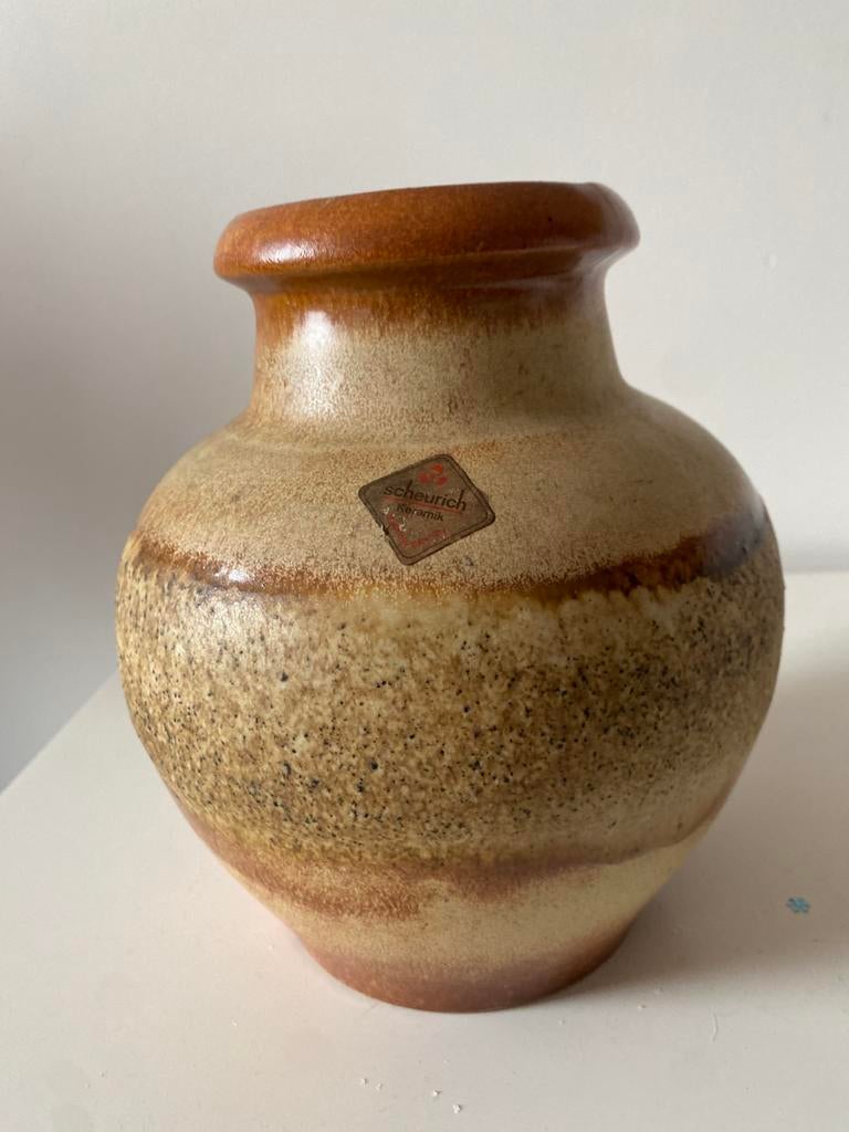 Vase vintage West Germany Scheurich, Antiquités & Art, Enlèvement ou Envoi