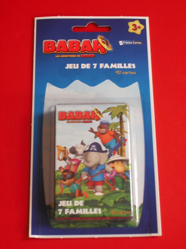 Jeu de 7 Familles ** BABAR ** NEUF !, 1 ou 2 joueurs, Enlèvement ou Envoi, Neuf