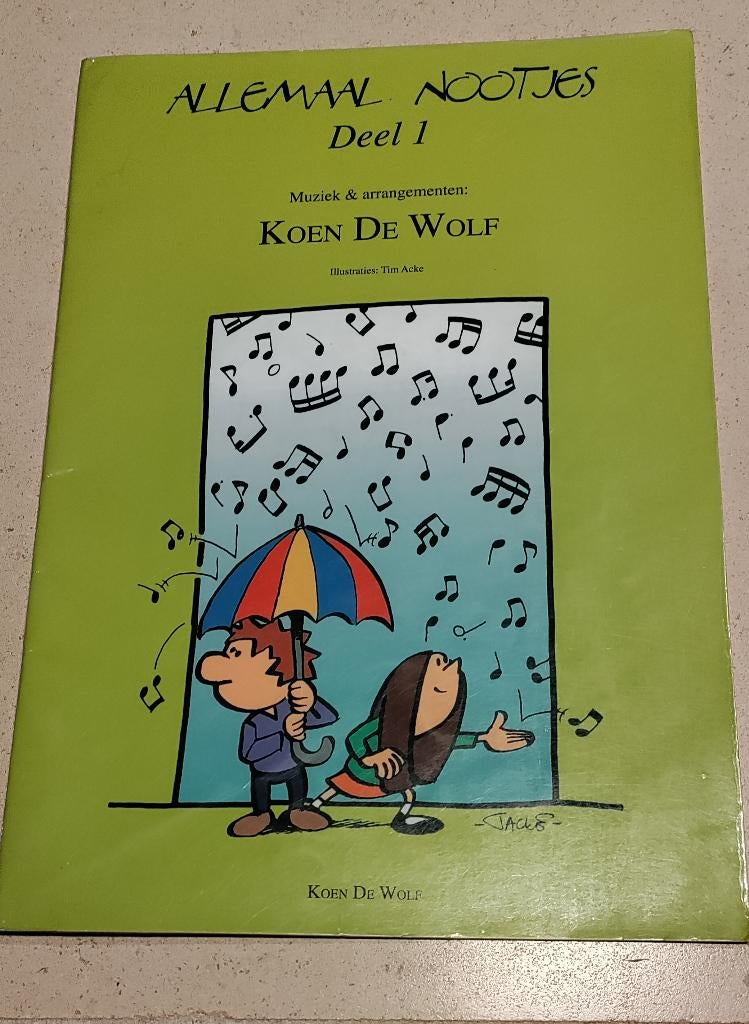 Allemaal nootjes deel 1, Livres, Musique, Enlèvement ou Envoi, Utilisé, Général