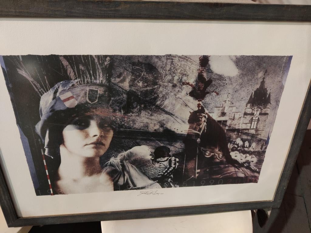 Kader 4 heemskinderen van Walter Brems., Antiek en Kunst, Ophalen of Verzenden