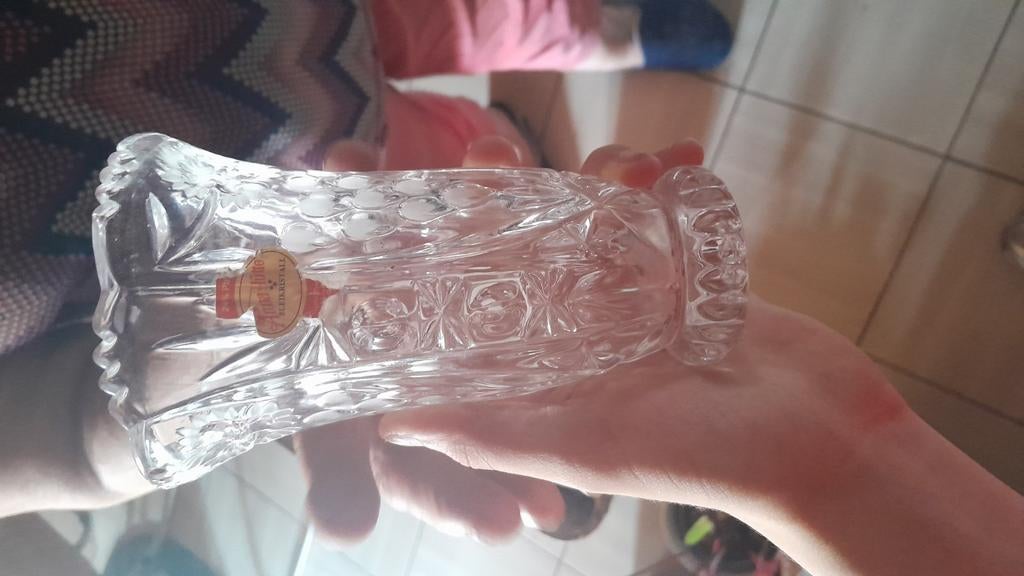 Vintage Anna Hutte  Bleikristal  vaas, Antiek en Kunst, Ophalen