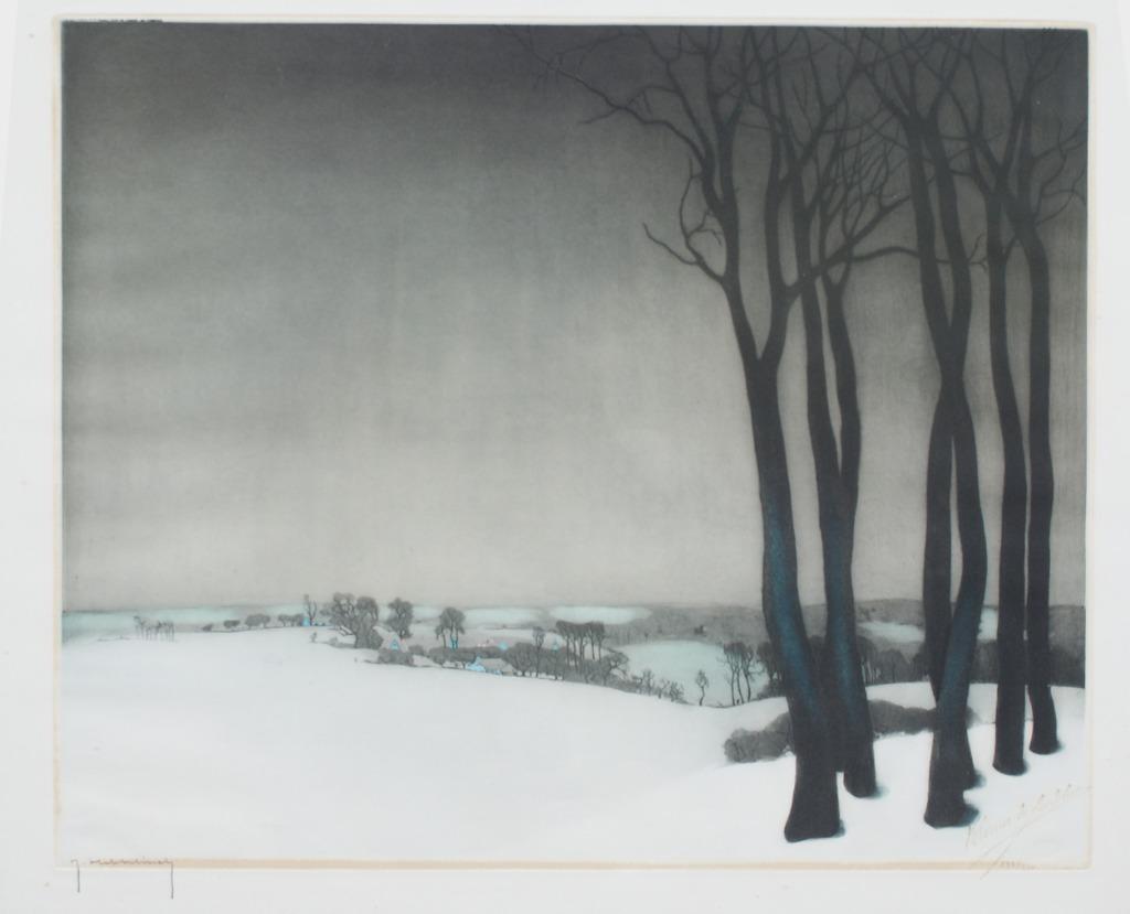 Roger Hebbelinck naar De Saedeleer 279/350 (82 x 75 cm), Antiquités & Art, Enlèvement ou Envoi