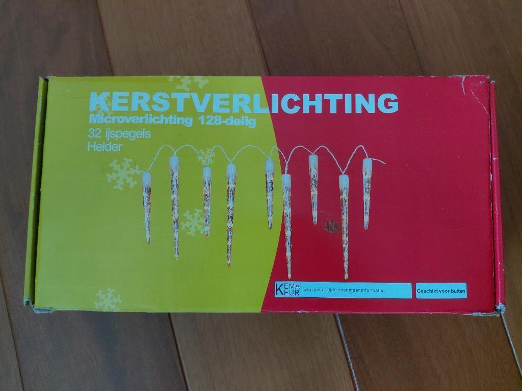 Kerstverlichting ijspegels binnen en buiten, Diversen, Kerst, Gebruikt, Ophalen of Verzenden