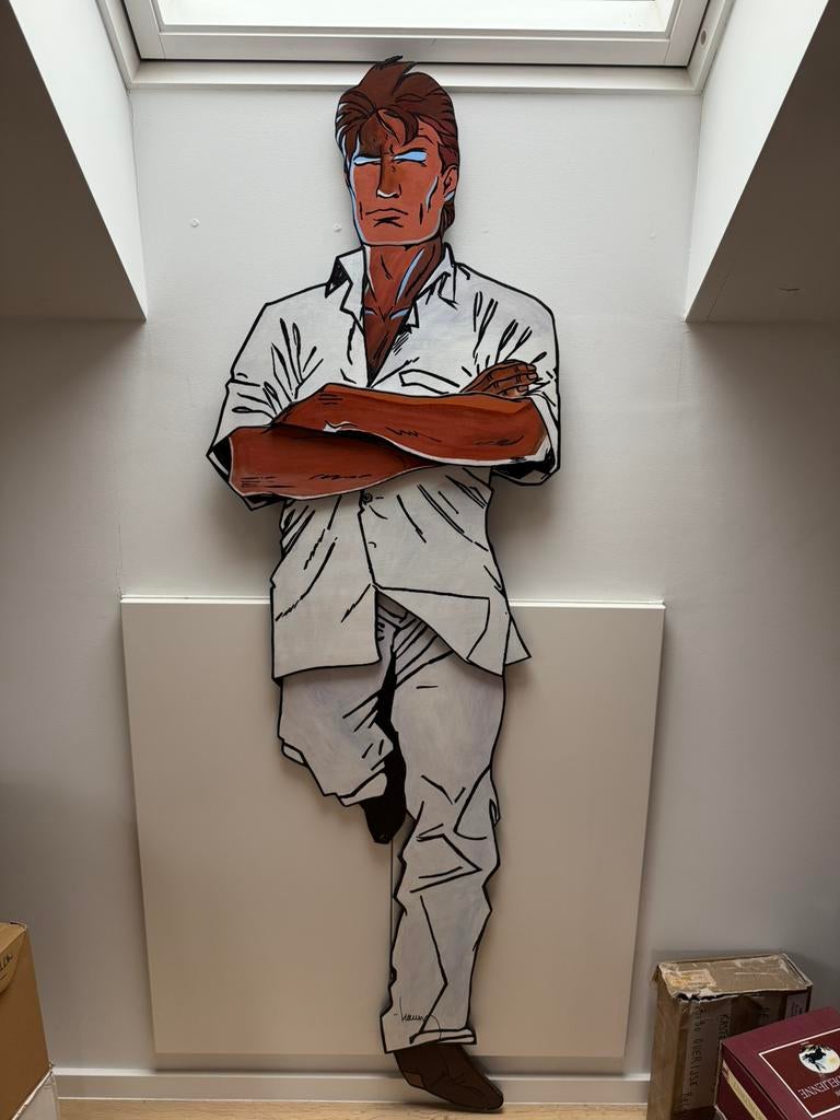 Oeuvre originale Largo Winch signée par Philippe Francq, Enlèvement