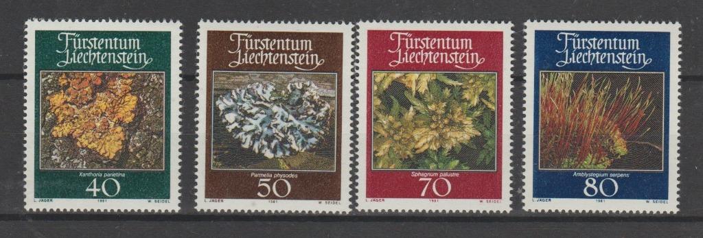 Liechtenstein 1981 Flora - Mossen en varens **, Verzenden, Postfris, Dier of Natuur