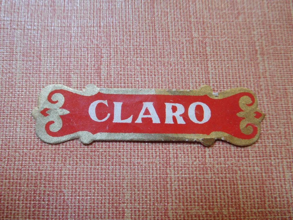 Bague de cigare fabricant Claro, Collections, Enlèvement ou Envoi, Utilisé, Bagues de cigare