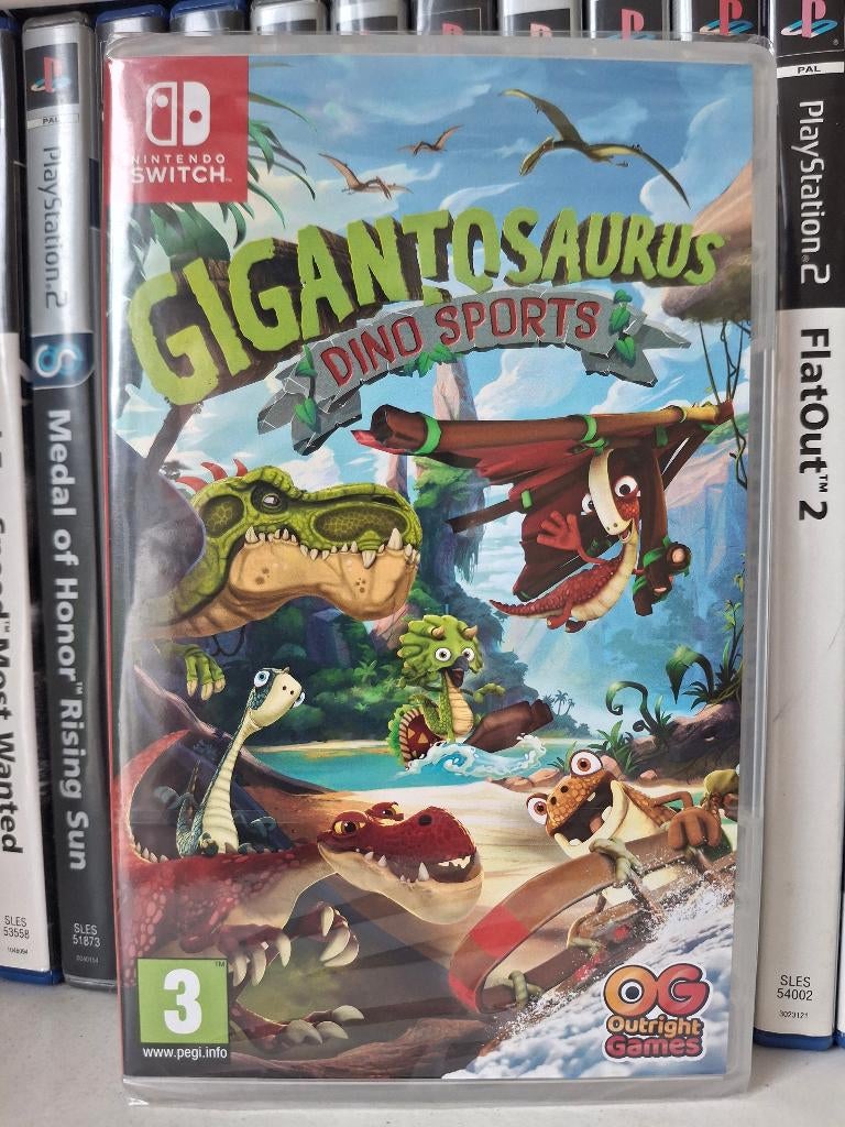 Gigantosaurus Dino sports nintendo switch, Ophalen, Nieuw